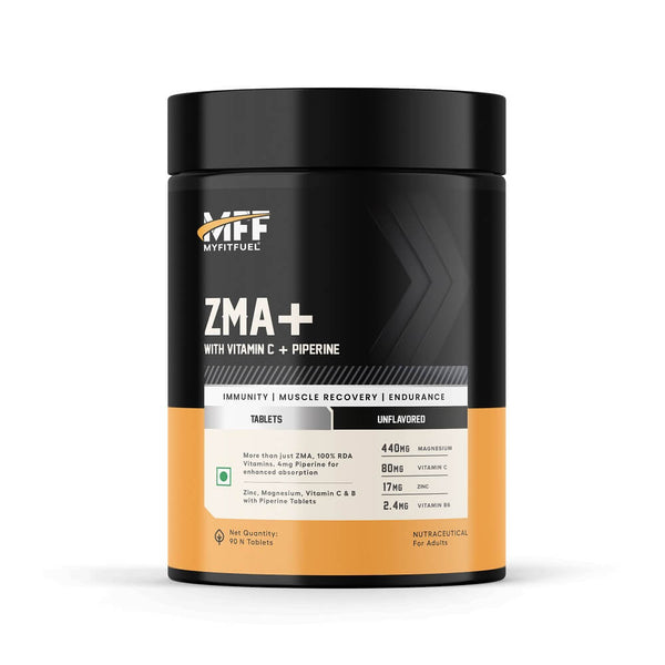 ZMA+ (For Muscle Strength & Night Time Recovery), 100% RDA Dosage