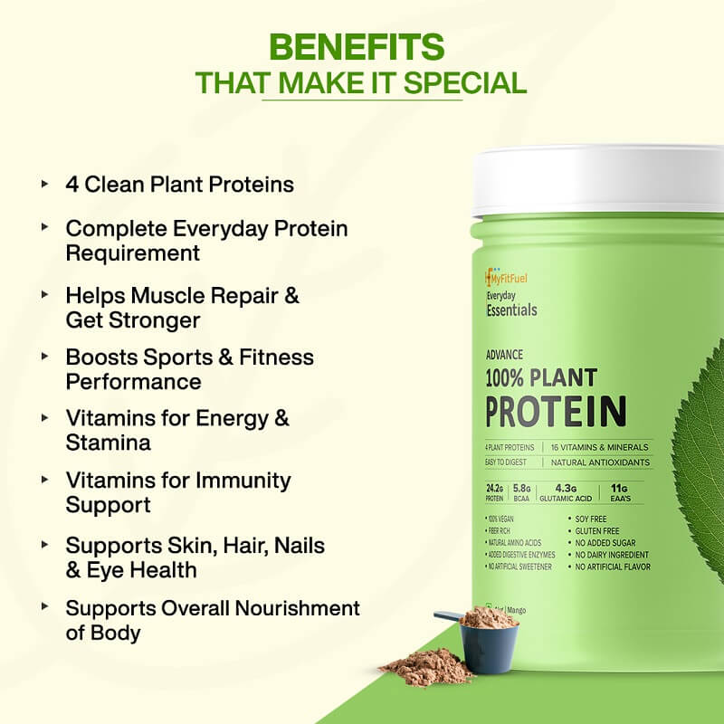 Buy Best Advance 100% Plant Protein (4 Plant Proteins, 16 Vitamins ...